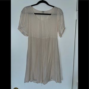 Cute beige dress, worn once and washed.